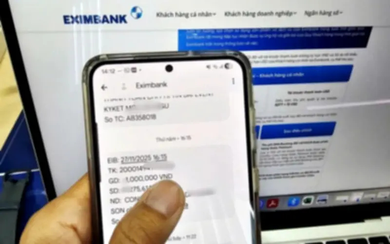 Eximbank và các ngân hàng dừng tách lệnh tự động chuyển khoản lớn theo quy định mới