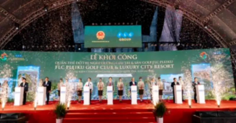 FLC Khởi Công Quần Thể Đô Thị Nghỉ Dưỡng & Sân Golf Lớn Nhất Tây Nguyên Tại Gia Lai