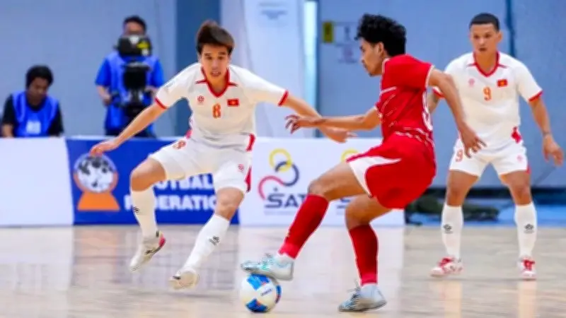 Futsal Việt Nam thua sát nút 2-3 trước Indonesia, lỡ hẹn chung kết giải đấu