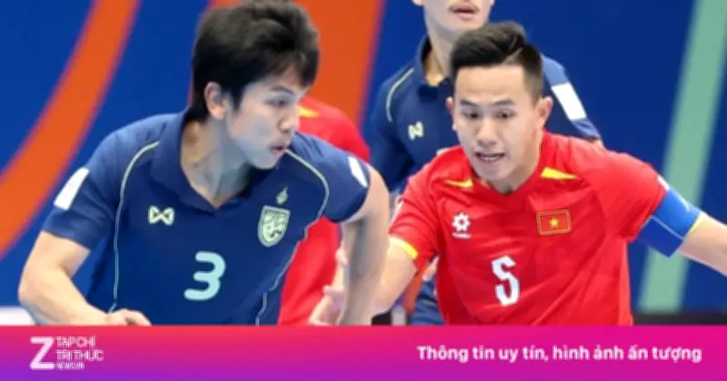 Futsal Việt Nam thua Thái Lan 2-4, rơi xuống nhì bảng A giải Đông Nam Á 2026