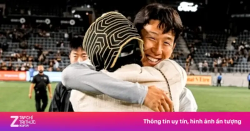 G-Dragon và Son Heung Min gây sốt với khoảnh khắc thân mật tại trận đấu LAFC
