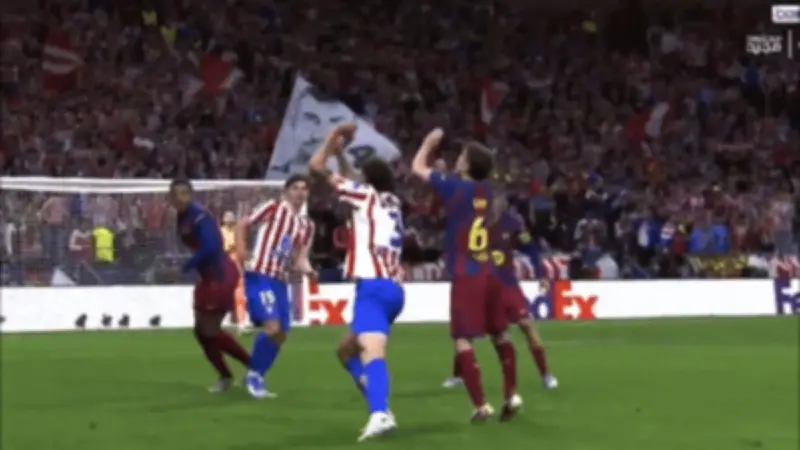 Gavi Thoát Thẻ Đỏ Sau Pha Thúc Cùi Chỏ Gây Chảy Máu Trong Trận Căng Thẳng