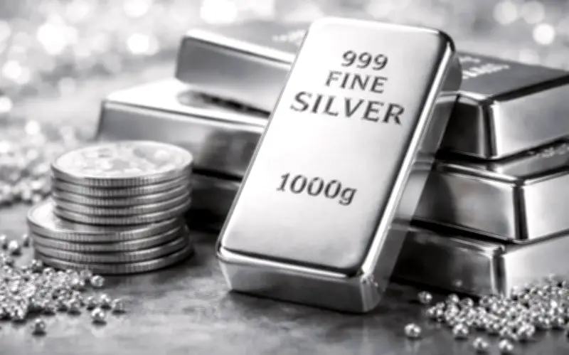 Giá Bạc Trong Nước Giảm Mạnh Đầu Tuần, Thế Giới Lao Dốc Do Căng Thẳng Địa Chính Trị