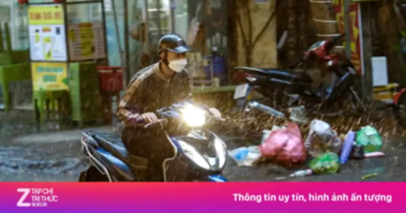 Gió mùa đông bắc tràn về từ đêm nay, miền Bắc chuyển mát và mưa dông rải rác