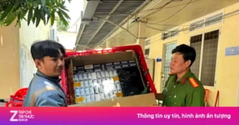 Giả shipper vận chuyển gần 1.500 bao thuốc lá lậu bị bắt tại An Giang