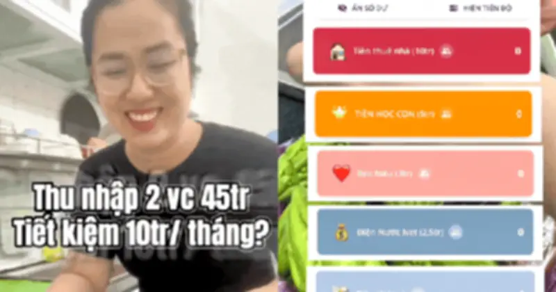 Gia đình TP.HCM thu nhập 45 triệu, tiết kiệm 15 triệu mỗi tháng nhờ kỷ luật chi tiêu