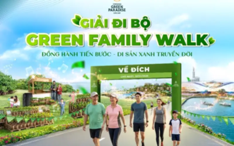 Giải đi bộ Green Family Walk: Chất keo gắn kết gia đình đa thế hệ tại TP.HCM