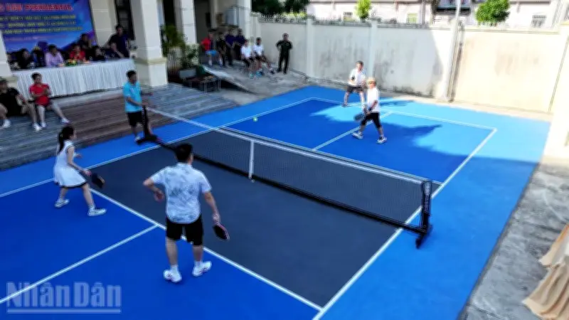Giải Pickleball Hội Nhà báo Việt Nam 2026 Sôi Nổi Khai Mạc Với 16 Vận Động Viên