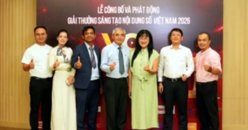 Giải thưởng Sáng tạo Nội dung Số Việt Nam 2026: Tôn vinh văn hóa, thúc đẩy AI và vươn tầm toàn cầu