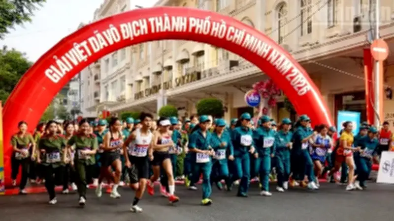 Giải việt dã TP.HCM thu hút gần 2.000 vận động viên tham gia