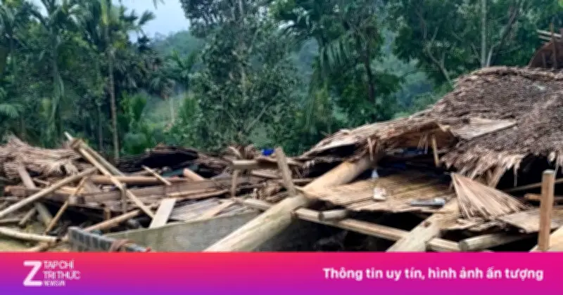 Giông lốc ở Thanh Hóa làm sập nhà, bé trai 13 tuổi tử vong khi ngủ