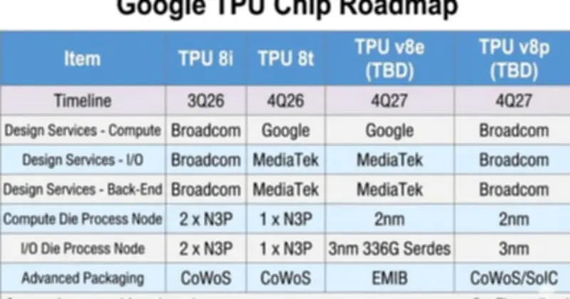 Google bỏ TSMC, chọn Intel đóng gói chip AI TPUv8e thế hệ mới
