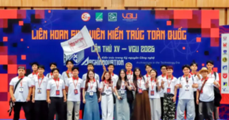 ĐH Duy Tân giành giải Toàn năng tại Liên hoan Sinh viên Kiến trúc toàn quốc 2026