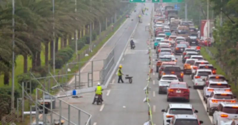 Hà Nội điều chỉnh giao thông Đại lộ Thăng Long phục vụ thi công metro số 5