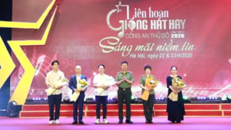 Hà Nội Khai Mạc Liên Hoan Giọng Hát Hay Công An Thủ Đô Lần Thứ II Năm 2026