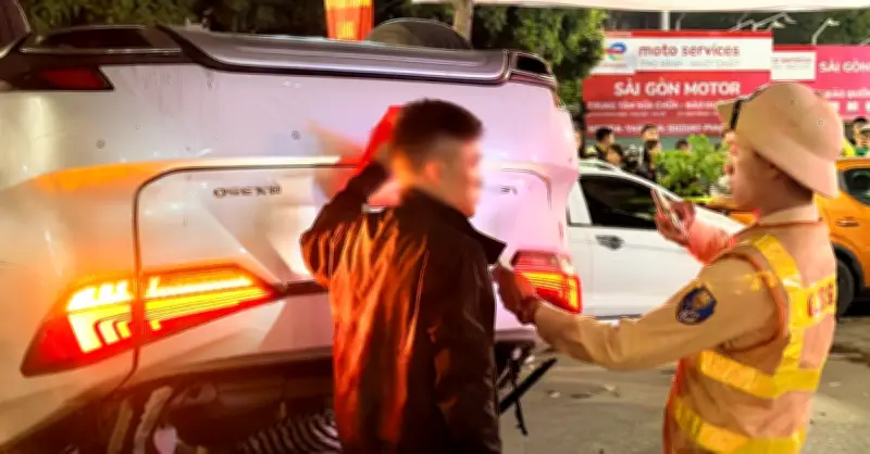 Hà Nội: Khởi tố tài xế Lexus gây tai nạn liên hoàn, 6 ô tô hư hỏng