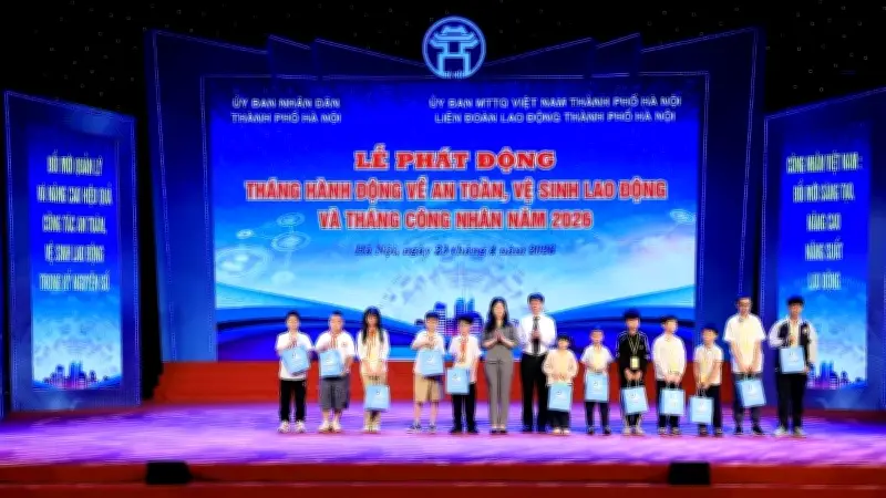 Hà Nội phát động Tháng hành động an toàn lao động và Tháng Công nhân 2026