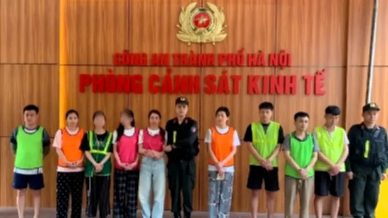 Hà Nội triệt phá ổ nhóm lợi dụng vay online để mở tài khoản ngân hàng bán trái phép