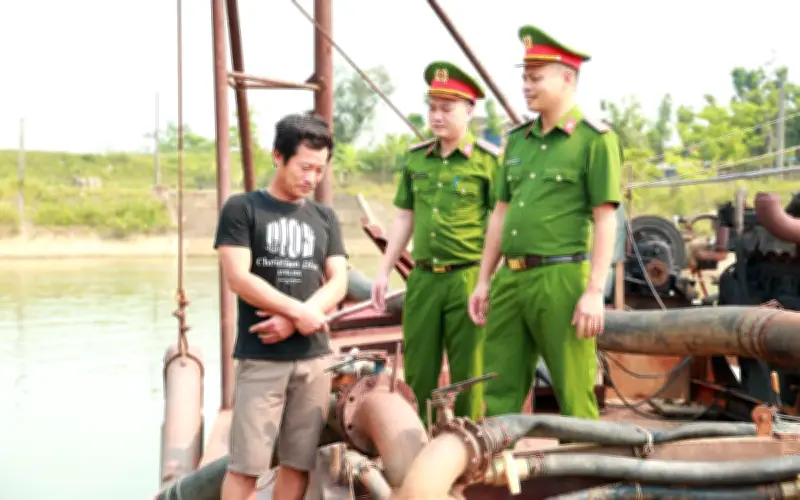 Hà Tĩnh Quyết Liệt Đấu Tranh, Bắt Giữ Nhiều Đối Tượng Khai Thác Cát Trái Phép Trên Sông Lam