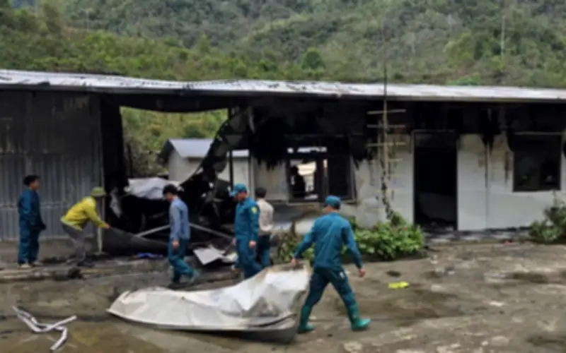 Hỏa hoạn ở Lai Châu: 3 trẻ em tử vong trong vụ cháy nhà sàn