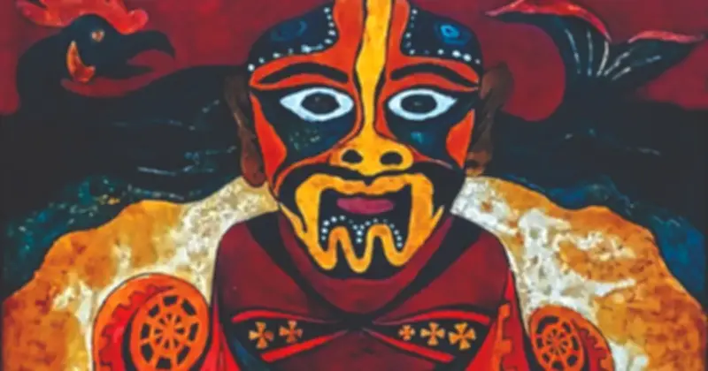 Họa sĩ Phạm Quốc Ân khai mạc triển lãm Thiêng – Cơtu: Sơn mài vượt khỏi vùng an toàn