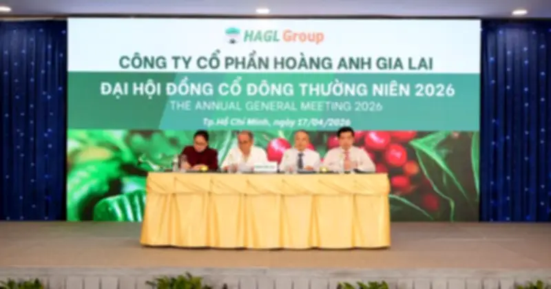 HAGL Đặt Mục Tiêu Doanh Thu 8.624 Tỷ, Lợi Nhuận 4.202 Tỷ Đồng Năm 2026