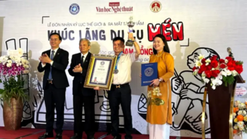 Hai Tác Phẩm Văn Học Độc Đáo Của Doanh Nhân Phạm Hồng Điệp Được Vinh Danh Kỷ Lục Thế Giới