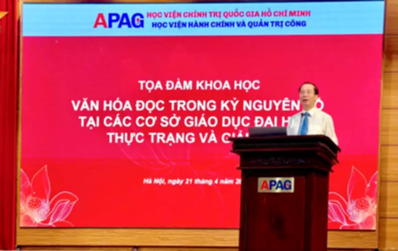 Học viện Hành chính tổ chức tọa đàm về văn hóa đọc trong kỷ nguyên số