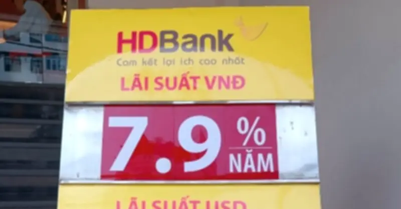 HDBank giảm mạnh lãi suất huy động, thuộc nhóm thấp nhất thị trường