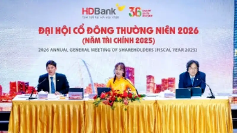 HDBank đặt mục tiêu lợi nhuận 30.100 tỷ đồng năm 2026, tăng 41%