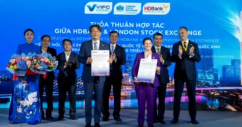 HDBank và Sở Giao dịch chứng khoán London ký kết hợp tác chiến lược, hỗ trợ doanh nghiệp Việt Nam tiếp cận vốn quốc tế