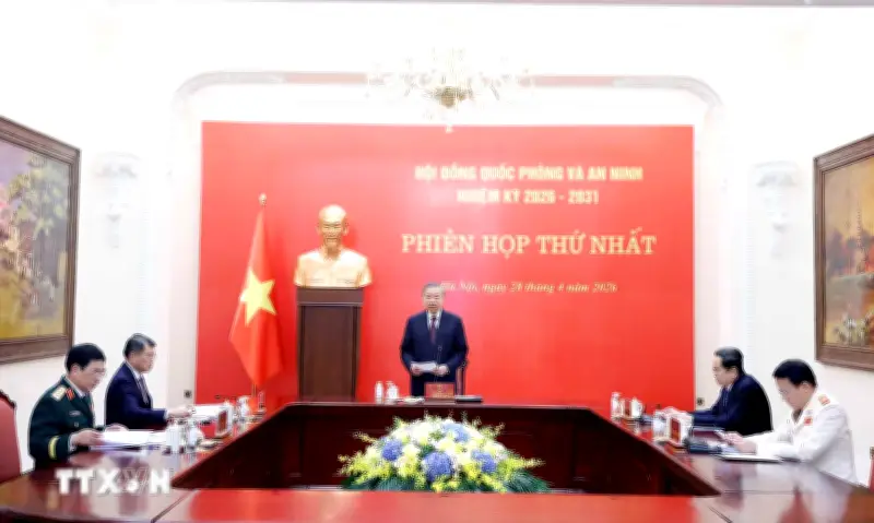 Hội đồng Quốc phòng và An ninh nhiệm kỳ 2026-2031 họp phiên đầu tiên