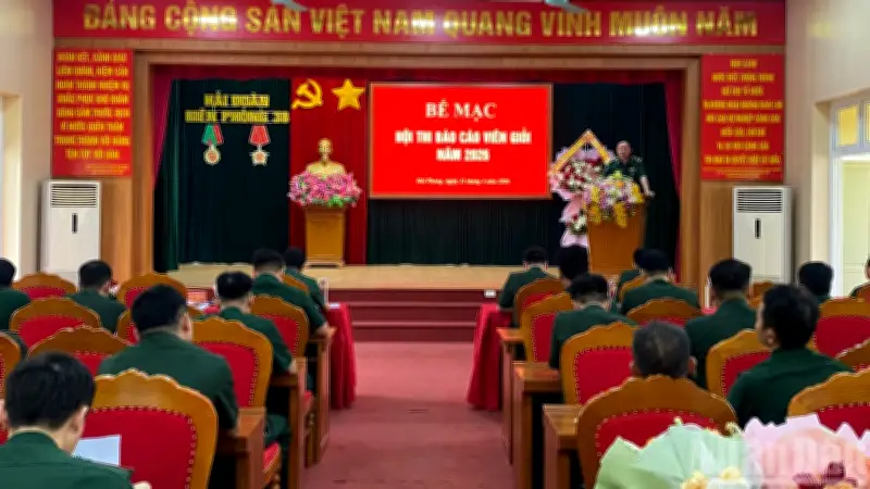 Hải Đoàn Biên Phòng 38 Tổ Chức Hội Thi Báo Cáo Viên Giỏi, Nâng Cao Chất Lượng Tuyên Truyền Miệng