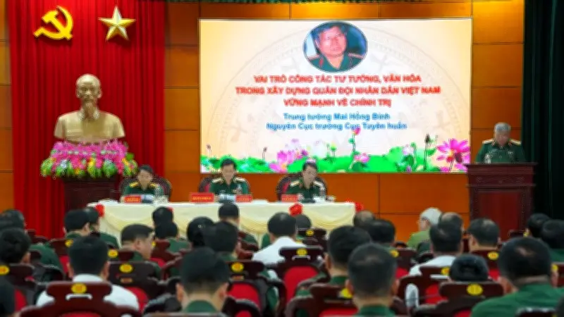 Hội thảo kỷ niệm 80 năm Ngành Tuyên huấn Quân đội: Nâng cao chất lượng công tác tư tưởng, văn hóa