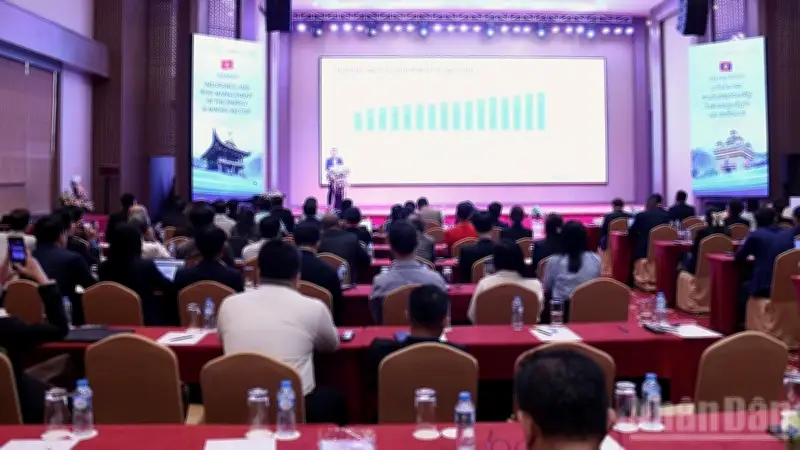 Hội thảo quốc tế về quản trị rủi ro năng lượng và khai khoáng tại Lào