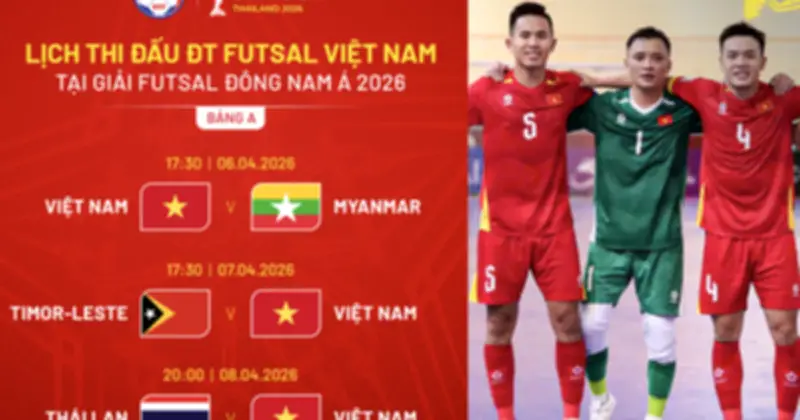 HLV Diego Giustozzi chia sẻ định hướng dài hạn cho futsal Việt Nam tại giải Đông Nam Á 2026