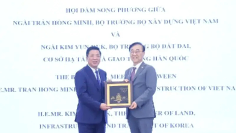 Hàn Quốc đề xuất thành lập Ban hợp tác hạ tầng với Việt Nam, thúc đẩy dự án đường sắt và đô thị thông minh