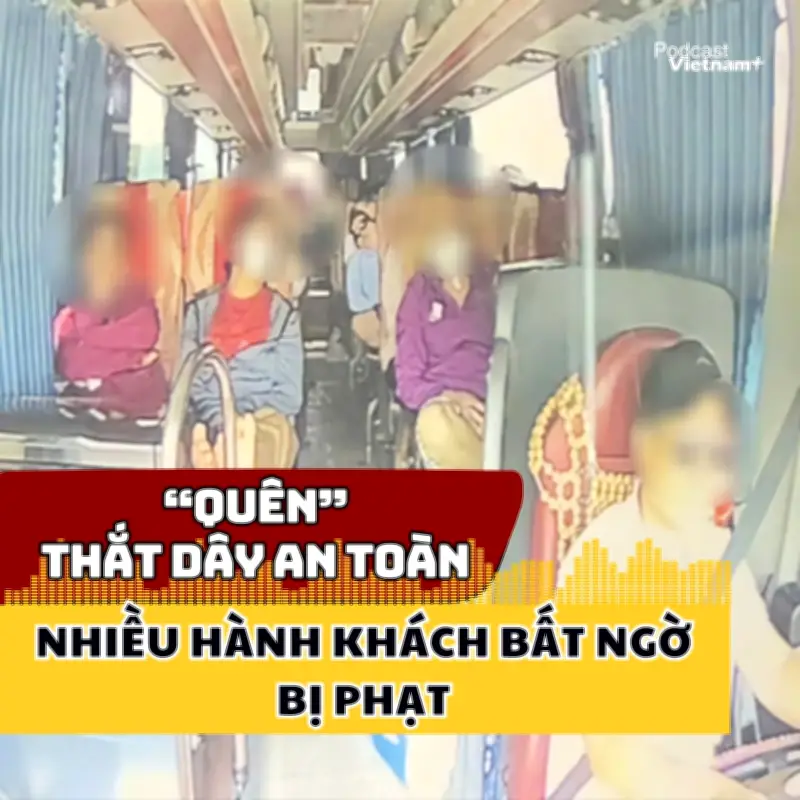 Hàng Loạt Hành Khách Bị Phạt Vì Quên Thắt Dây An Toàn Trên Xe