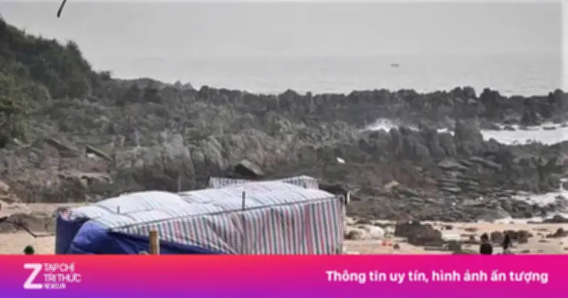 Hàng trăm người tìm kiếm nam kỹ sư mất tích khi tắm biển ở Hà Tĩnh