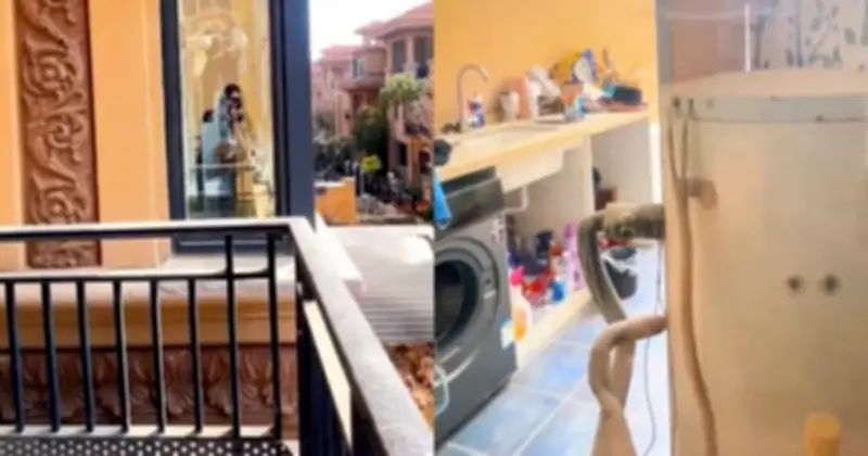 Hàng xóm tự ý lấn chiếm không gian chung, biến khoảng trống cửa sổ thành ban công riêng