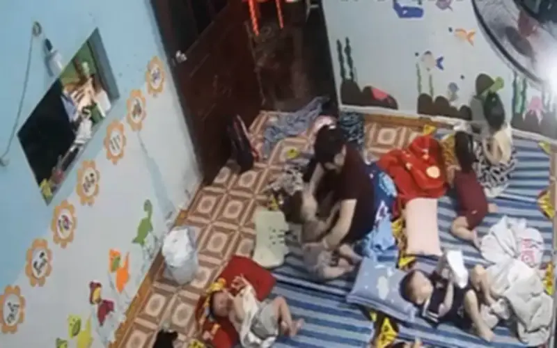 Hưng Yên: Trường mầm non tư thục tạm đóng cửa sau clip nghi bạo hành trẻ em