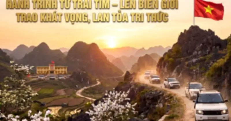 Hành Trình Từ Trái Tim Vượt 5.000 Km Trao Tri Thức Cho Chiến Sĩ Biên Cương
