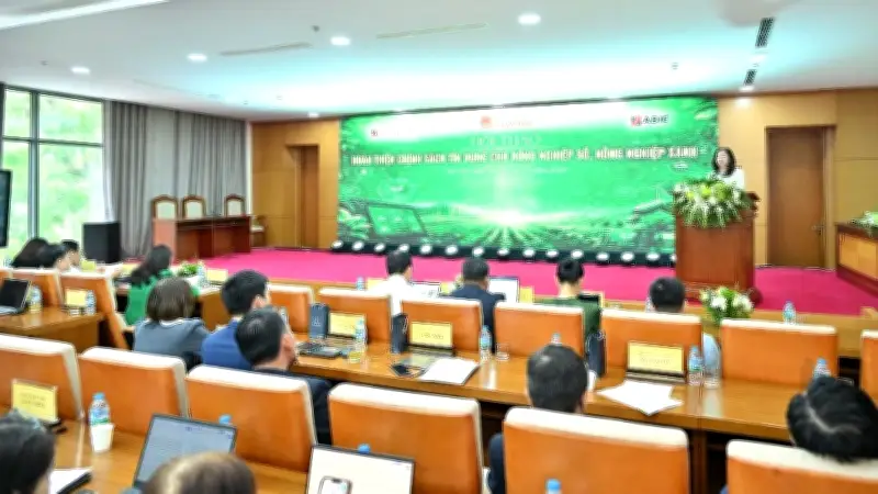 Hoàn thiện chính sách tín dụng cho nông nghiệp số và nông nghiệp xanh