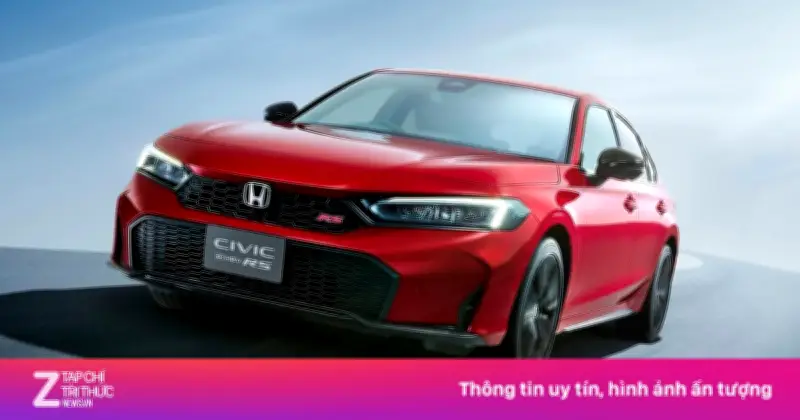 Honda Civic RS Hybrid mới tại Nhật bỏ cần số, thêm nút S+ giả lập sang số