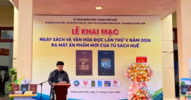 Huế khai mạc Ngày Sách và Văn hóa đọc Việt Nam lần thứ 5 với nhiều hoạt động ý nghĩa