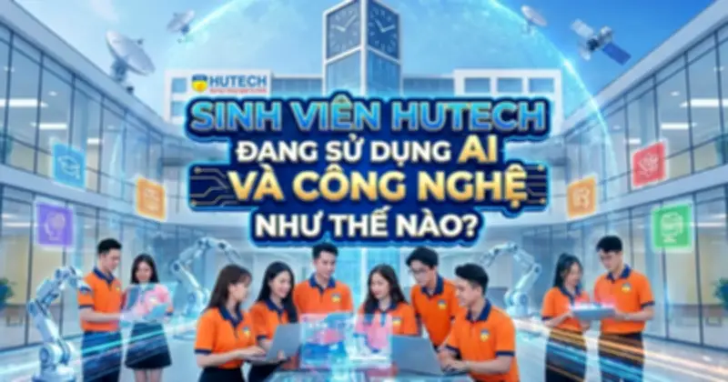 HUTECH định hướng sinh viên làm chủ AI, không lệ thuộc vào công nghệ