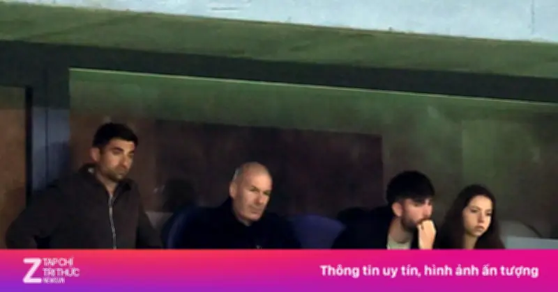 Huyền thoại Zidane thất vọng chứng kiến Real Madrid thua Bayern Munich tại Bernabeu