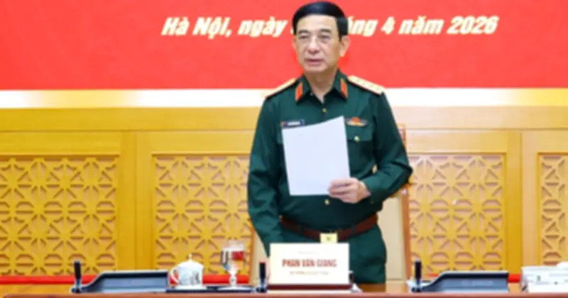 Đại tướng Phan Văn Giang chỉ đạo phát triển công nghiệp quốc phòng hiện đại năm 2026