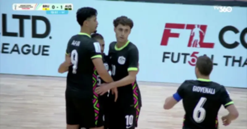 Đội tuyển Brunei thua đậm 1-13 trước Úc trong trận đấu một chiều