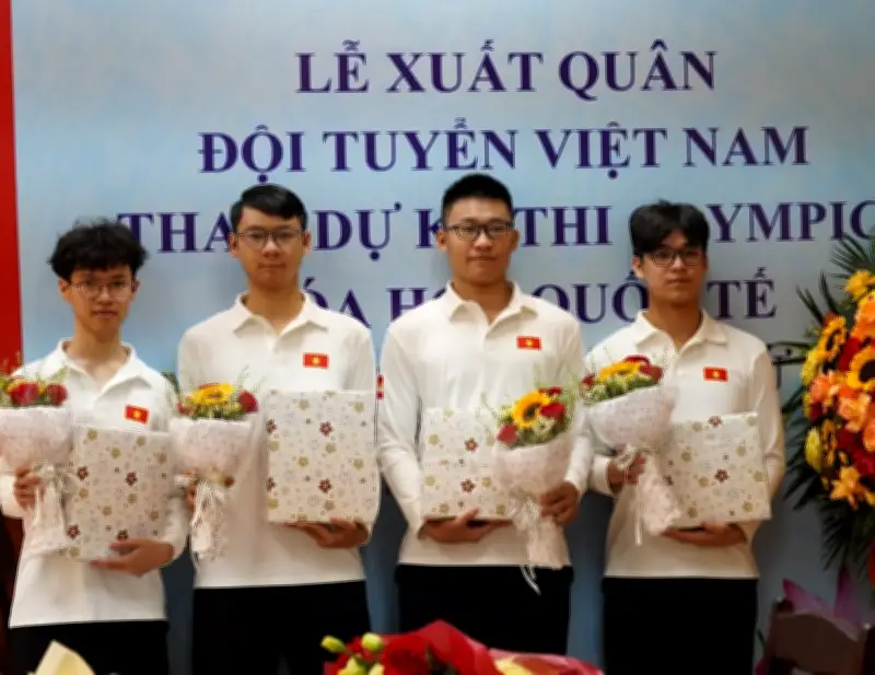 Đội tuyển Việt Nam tự tin chinh phục Olympic Hóa học Mendeleev lần thứ 60